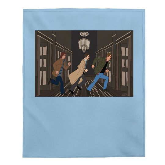 Dean Winchester Gang Scoobynatural Baby Blanket