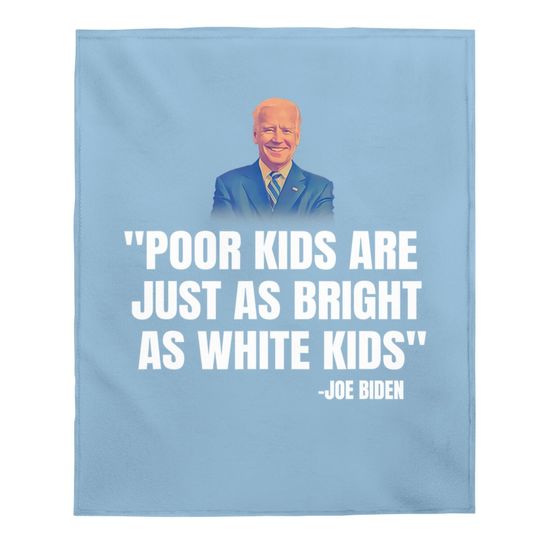 Creepy Uncle Joe Biden Inspired Design Baby Blanket