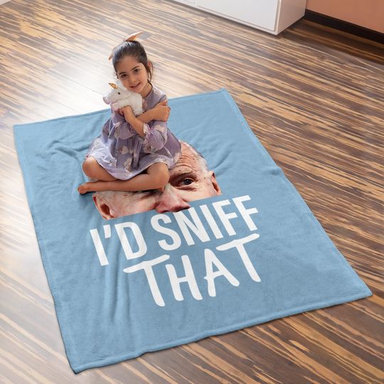 I'd Sniff That Anti Joe Biden Baby Blanket