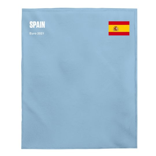 Euro 2021 Baby Blanket Spain Football Team Double-sided