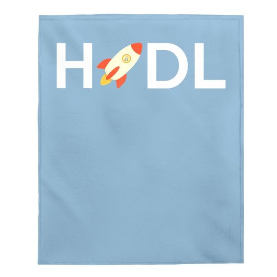 Funny Hodl Bitcoin Dogecoin Shiba Inu Cryptocurrency Baby Blanket Baby Blanket