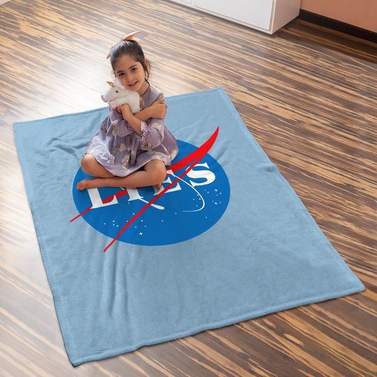 Nasa Lies Flat Earth Baby Blanket