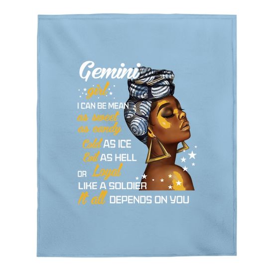 Birthday Gift Gemini Girl May Or June Baby Blanket