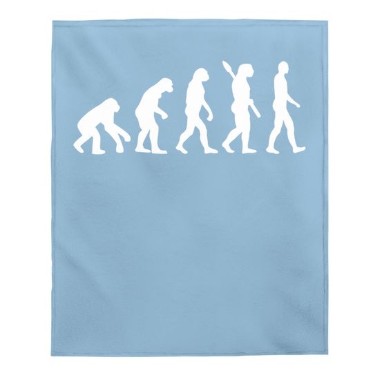 Human Evolution Baby Blanket
