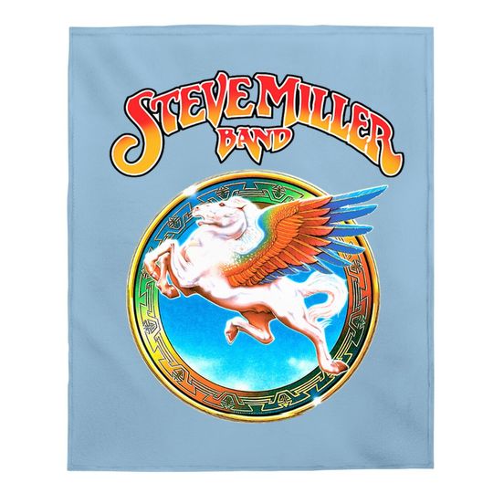 Steve Miller Band Baby Blanket Cotton Baby Blanket Fashion Round Neck Tops Short Sleeve Baby Blanket