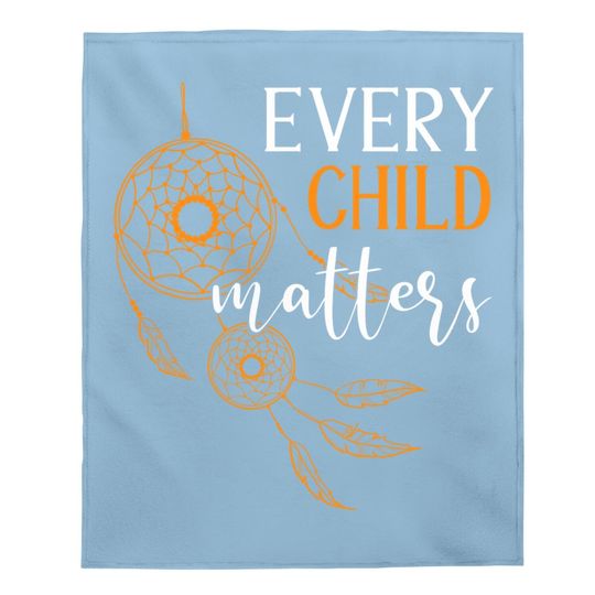 Every Child Matters Baby Blanket Indigenous People