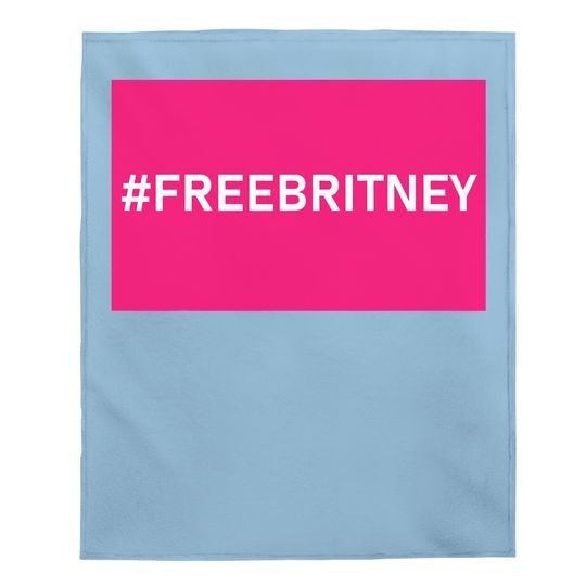 Free Britney Pink Baby Blanket