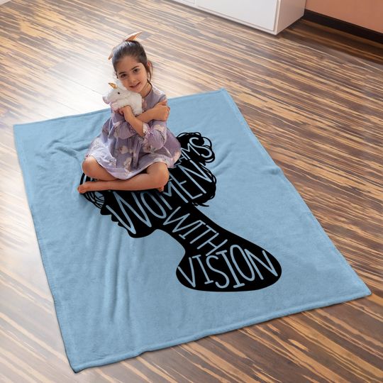 Feminist Rights Social Justice March Baby Blanket For Girls Baby Blanket