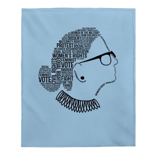Feminism Quotes Feminist Gifts Rights Baby Blanket