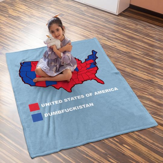 Conservative Dumbfuckistan Republican Election Baby Blanket