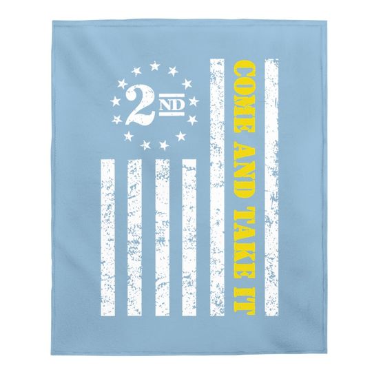 2nd Amendment Betsy Ross Flag 2a Libertarian Republican Baby Blanket
