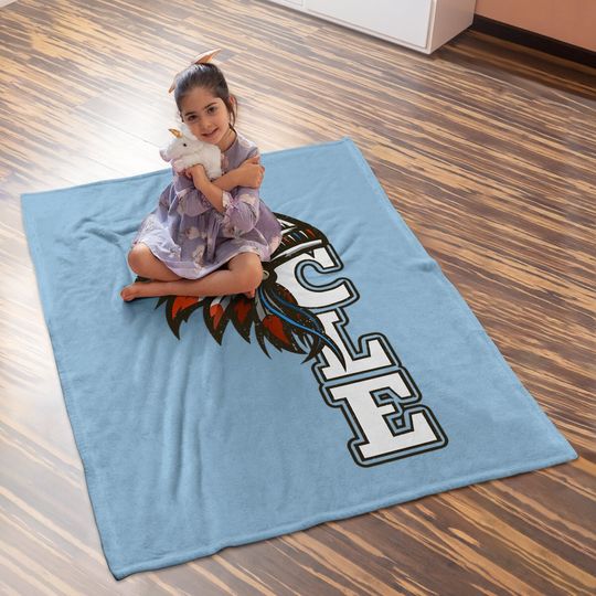 Cle Cleveland Ohio Native American Indian Tribe Baby Blanket