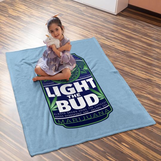 Light The Bud Baby Blanket