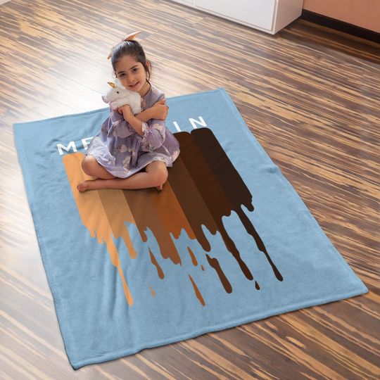 Melanin Black Pride Black History Funny Gift Baby Blanket