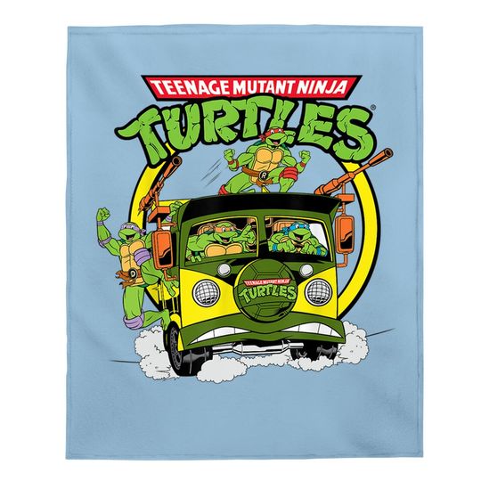 Teenage Mutant Ninja Turtles Truck Speeding Baby Blanket