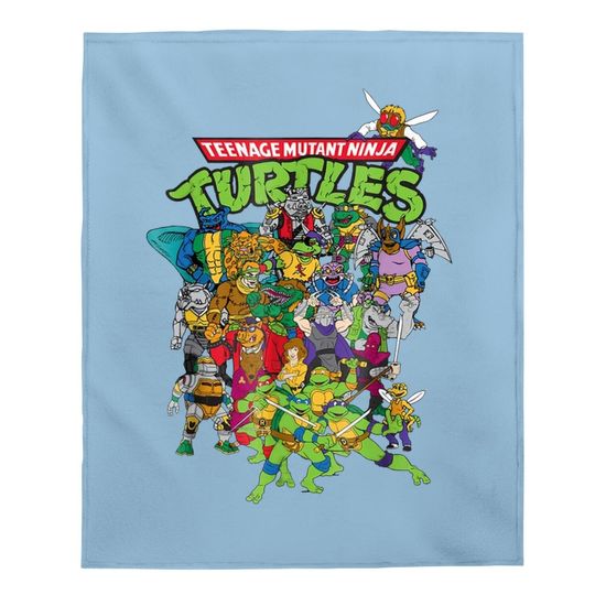 Teenage Mutant Ninja Turtles Large Character Group Baby Blanket