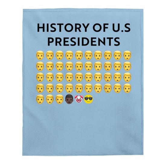 History Of U.s Presidents Baby Blanket