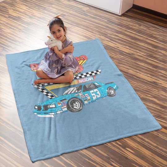 Vintage Daytona 500 Baby Blanket Racing Baby Blanket