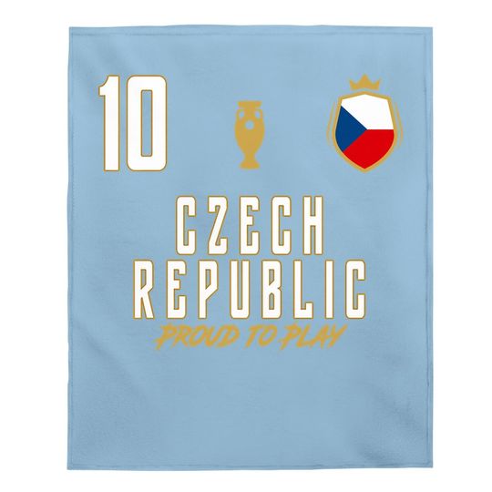 Fan Czech Republic National 10 Soccer Team Football Player Premium Baby Blanket