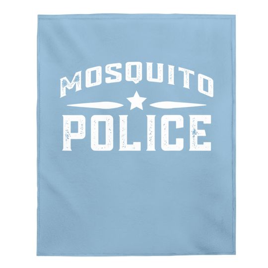 Mosquito Police Baby Blanket