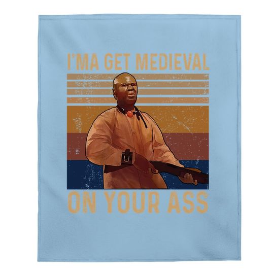 Marsellus Wallace I'ma Get Medieval On Your As Baby Blanket