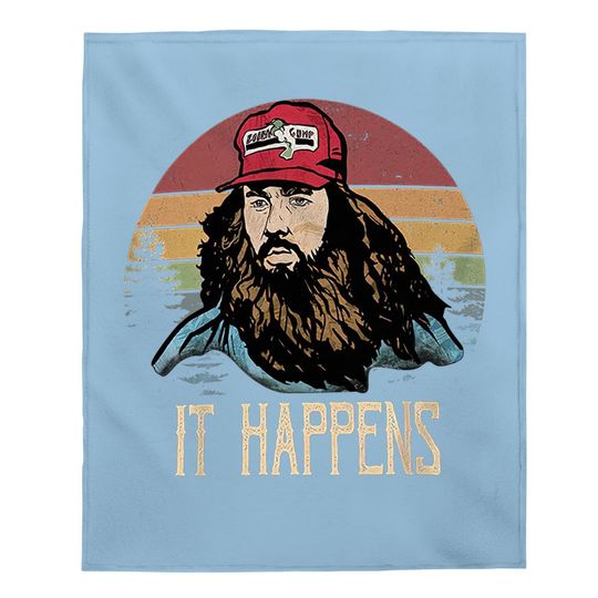 Forrest Gump It Happens  circle Baby Blanket