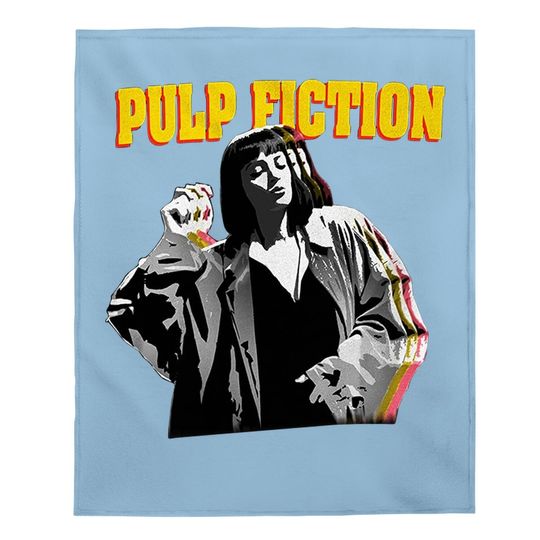 Nirvan Pulp Fiction Mia Wallace  baby Blanket