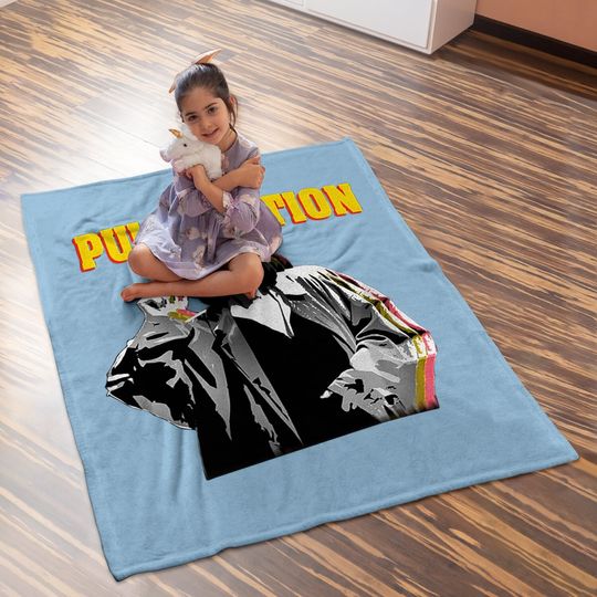 Nirvan Pulp Fiction Mia Wallace  baby Blanket