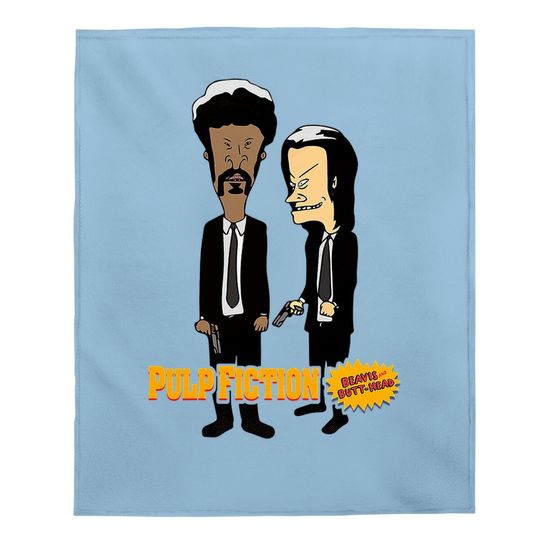 Pulp Fiction Beavis And Butthead Baby Blanket
