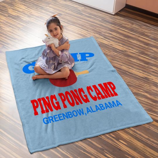 Nirvan Forrest Gump Ping Pong Camp Baby Blanket