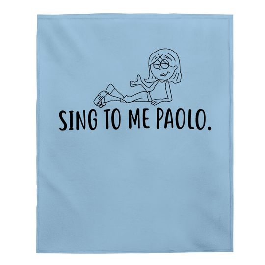 Sing To Me Paolo Lizzie M.c.guire Baby Blanket