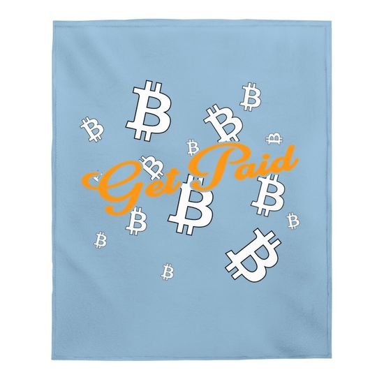 Bitcoin Btc Queen Crypto Cryptocurrency Ladies Cute Baby Blanket