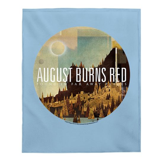 August Burns Red Far Away Places Baby Blanket
