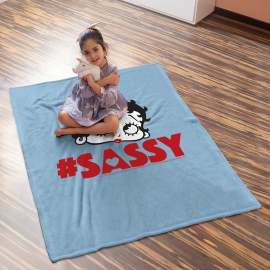 Betty Boop #sassy Baby Blanket