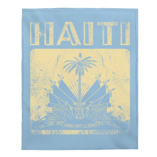 Haiti 1804 | Haitian Flag Baby Blanket