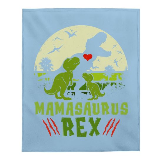 Mamasaurus Rex T Rex Dinosaur Cute Mother's Day Gifts Baby Blanket