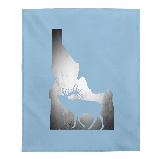 Idaho Elk Hunting Baby Blanket
