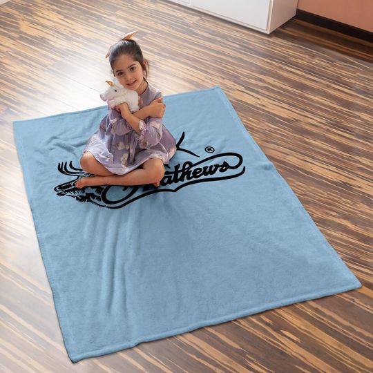 Mathews Elk Hunting Logo'd Archery Baby Blanket