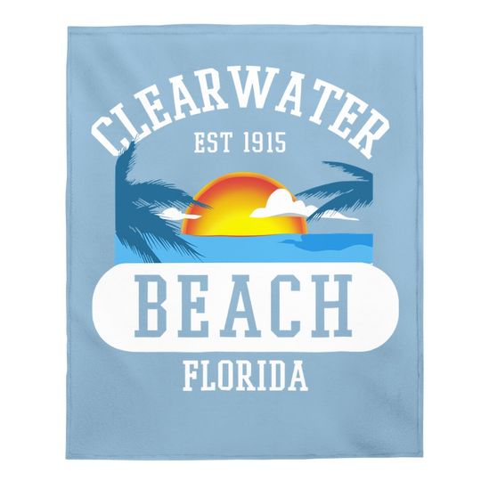 Clearwater Beach Florida Beach Baby Blanket