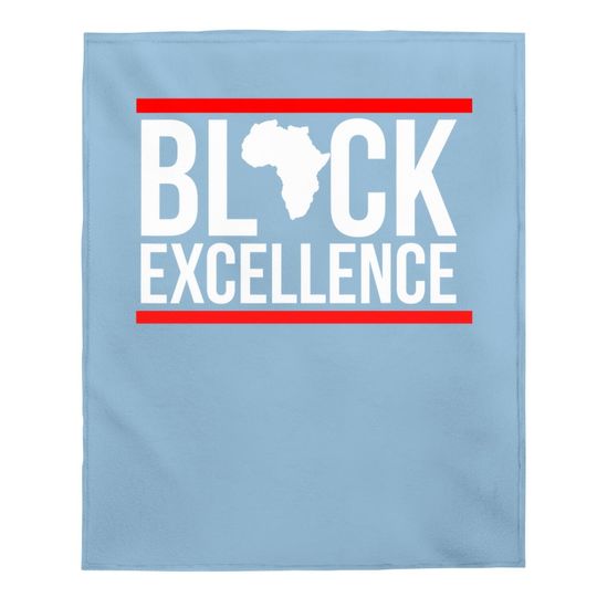 Black Excellence African American Baby Blanket