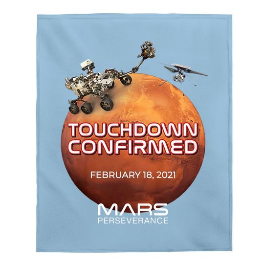 Mars Perseverance Rover Nasa Mars Landing Baby Blanket