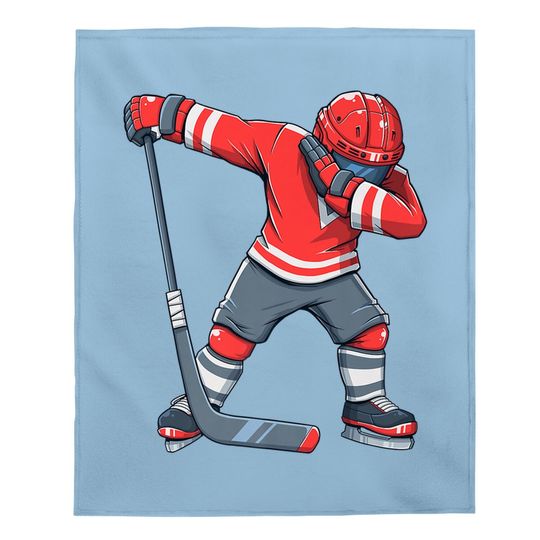 Ice Hockey Dab Apparel, Dabbing Player Youth Baby Blanket