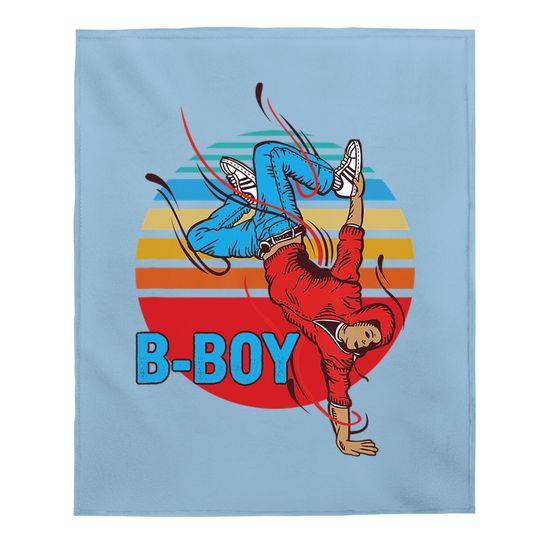 Bboy Hip Hop Dance Modern Dancing Breakdancer Breakdance Baby Blanket