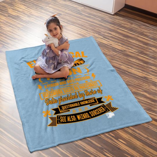 Saying Electrical Engineer Definition Baby Blanket