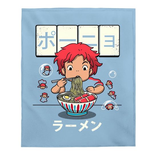 Ponyo Goldfish Rababy Blanket