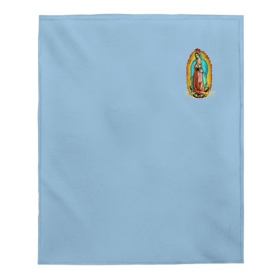 Our Lady Of Guadalupe Catholic Baby Blanket