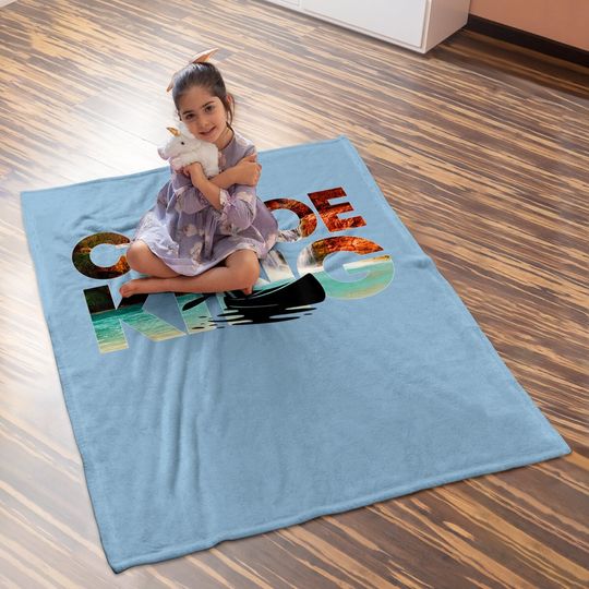 Canoe King Gift Kayak Whitewater River Trip Canoeists Baby Blanket