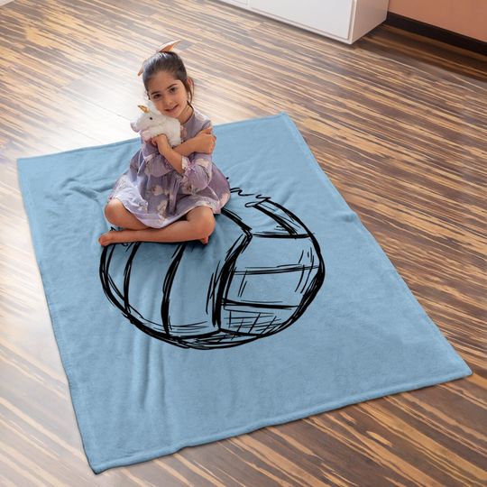 Volleyball Game Day For Volleyball Lovers Baby Blanket