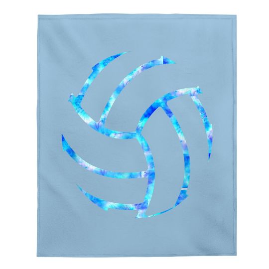 Volleyball Stuff Attire Tie Dye Baby Blanket
