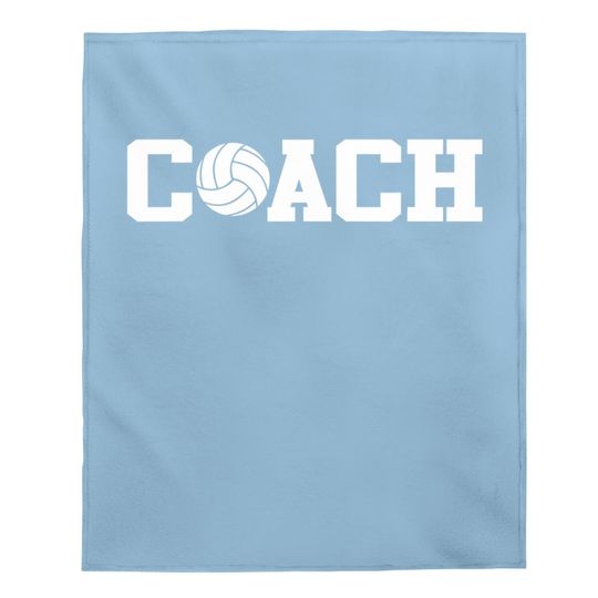 Volleyball Coach Baby Blanket